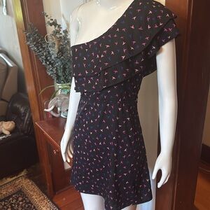 Dove dress by Indulge, size S. Like new. Knee length.half shoulder